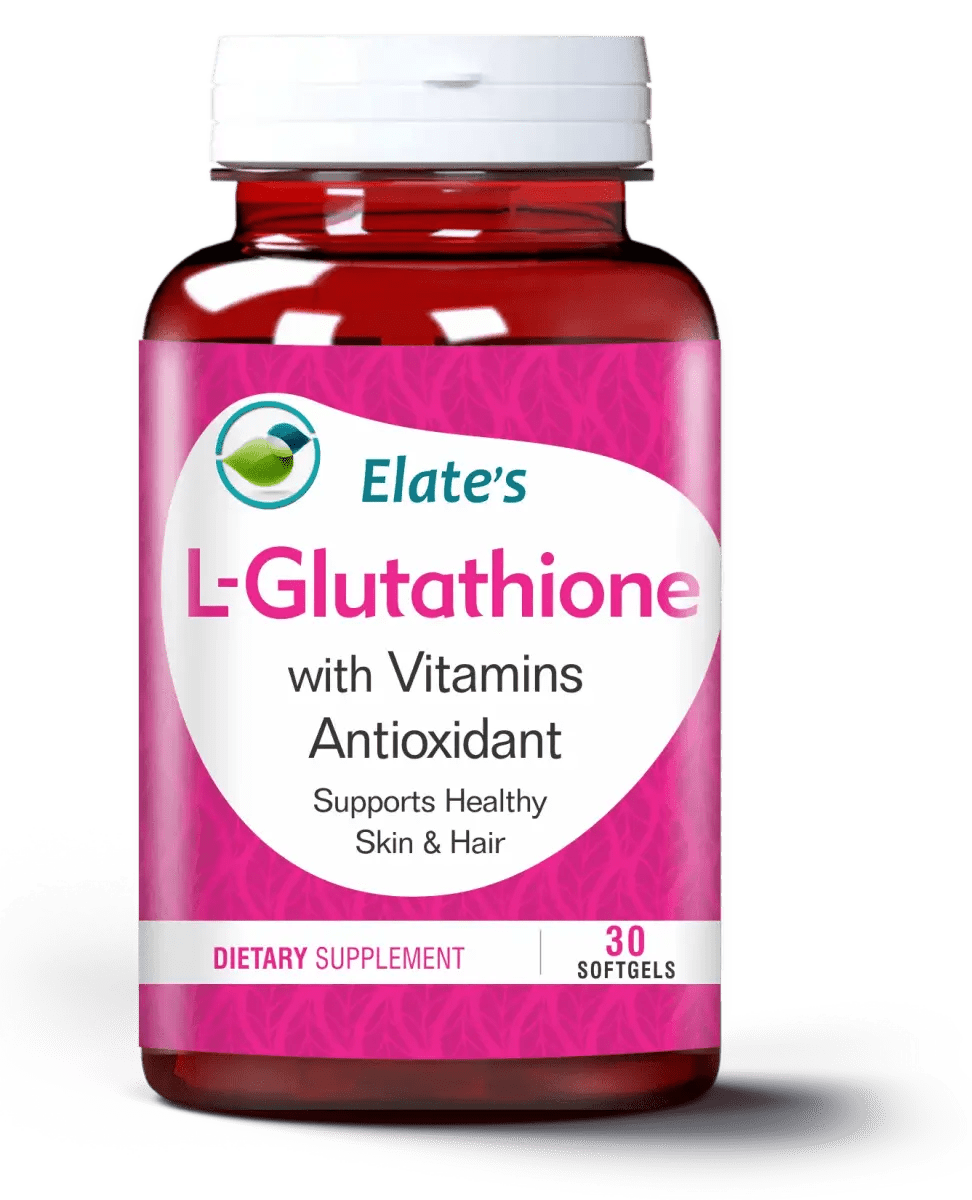 Elates L-Glutathione with Supporting Vitamins